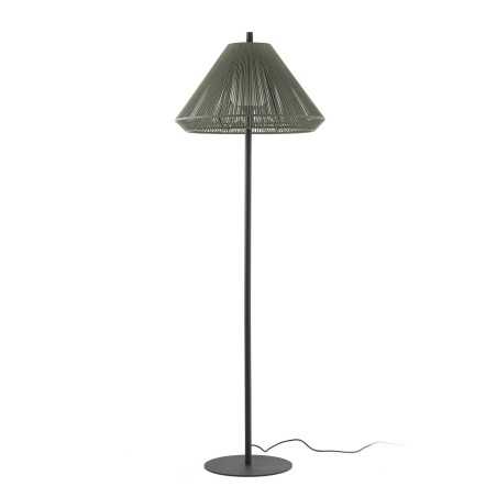 Stehleuchte aus Aluminium E27, grau, CLEMENT