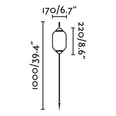 Stehleuchte aus Aluminium E27, grau, AUXERRE
