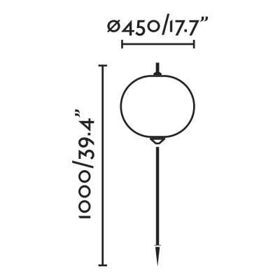 Stehleuchte aus Aluminium E27, grau, POIVRES