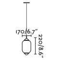 Deckenleuchte aus Aluminium E27, grau, CARGESE
