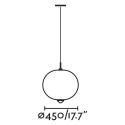 Deckenleuchte aus Aluminium E27, grau, LESTREM