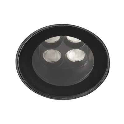 Stehleuchte aus Aluminium mit integrierter LED, mattschwarz, LABRAS