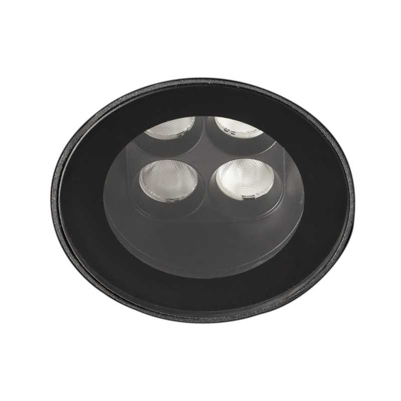 Stehleuchte aus Aluminium mit integrierter LED, mattschwarz, LABRAS