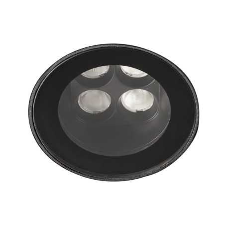 Stehleuchte aus Aluminium mit integrierter LED, mattschwarz, LABRAS