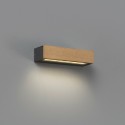 Wandleuchte aus Holz mit integrierter LED, holzfarben, LA RUE