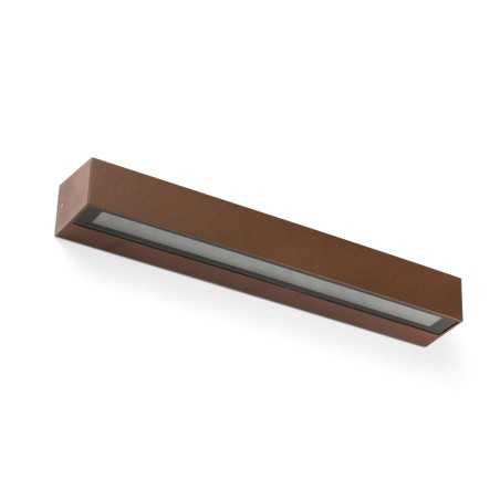 Wandleuchte aus Aluminium mit integrierter LED, rostfarben, LE FAIN