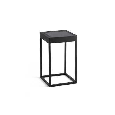 Wandleuchte aus Aluminium mit integrierter LED, schwarz, LEMBACH