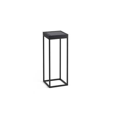 Wandleuchte aus Aluminium mit integrierter LED, schwarz, TREFOUX