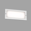 Wandleuchte aus Aluminium mit integrierter LED, mattweiss, SOUILHE