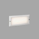 Wandleuchte aus Aluminium mit integrierter LED, mattweiss, BEZERIL