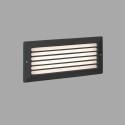 Wandleuchte aus Aluminium mit integrierter LED, grau, BRANDO