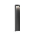 Stehleuchte aus Aluminium mit integrierter LED, grau, PLESNOY