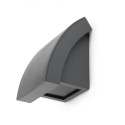 Wandleuchte aus Aluminium GU10, grau, NIEPPE