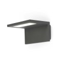 Wandleuchte aus Aluminium mit integrierter LED, grau, BEYNES