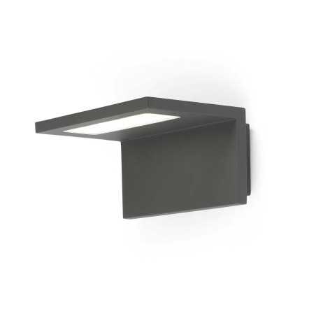 Wandleuchte aus Aluminium mit integrierter LED, grau, BEYNES
