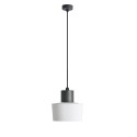 Deckenleuchte aus Aluminium E27, grau, SALOUEL