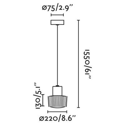 Deckenleuchte aus Aluminium E27, grau, SALOUEL