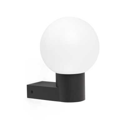 Wandleuchte aus Aluminium E27, grau, GRANGES