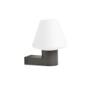 Wandleuchte aus Aluminium E27, grau, CORNET