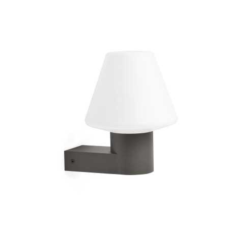 Wandleuchte aus Aluminium E27, grau, CORNET