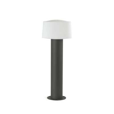 Stehleuchte aus Aluminium E27, grau, MANTHES