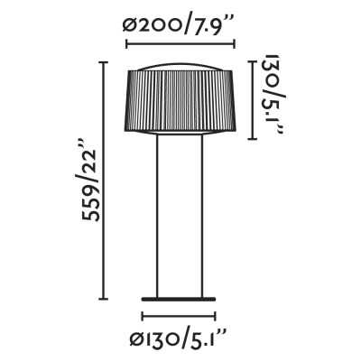 Stehleuchte aus Aluminium E27, grau, MANTHES
