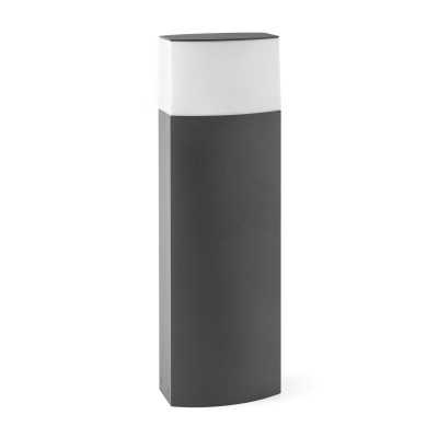 Stehleuchte aus Aluminium E27, grau, REMIES