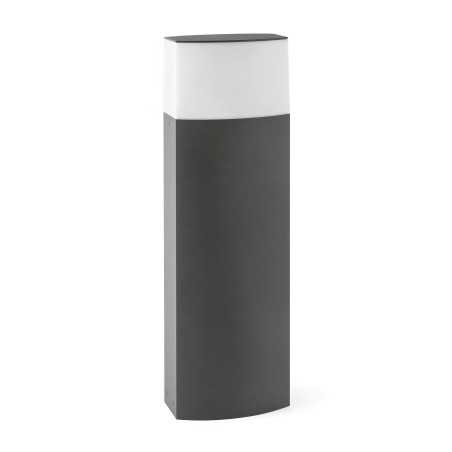 Stehleuchte aus Aluminium E27, grau, REMIES