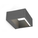 Wandleuchte aus Aluminium mit integrierter LED, grau, LABATUT