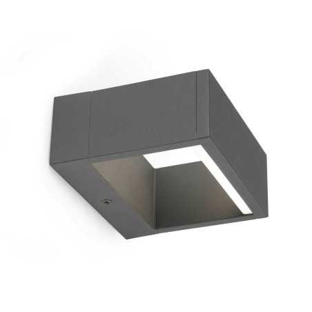 Wandleuchte aus Aluminium mit integrierter LED, grau, LABATUT