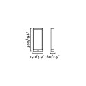 Stehleuchte aus Aluminium mit integrierter LED, grau, ANDILLY