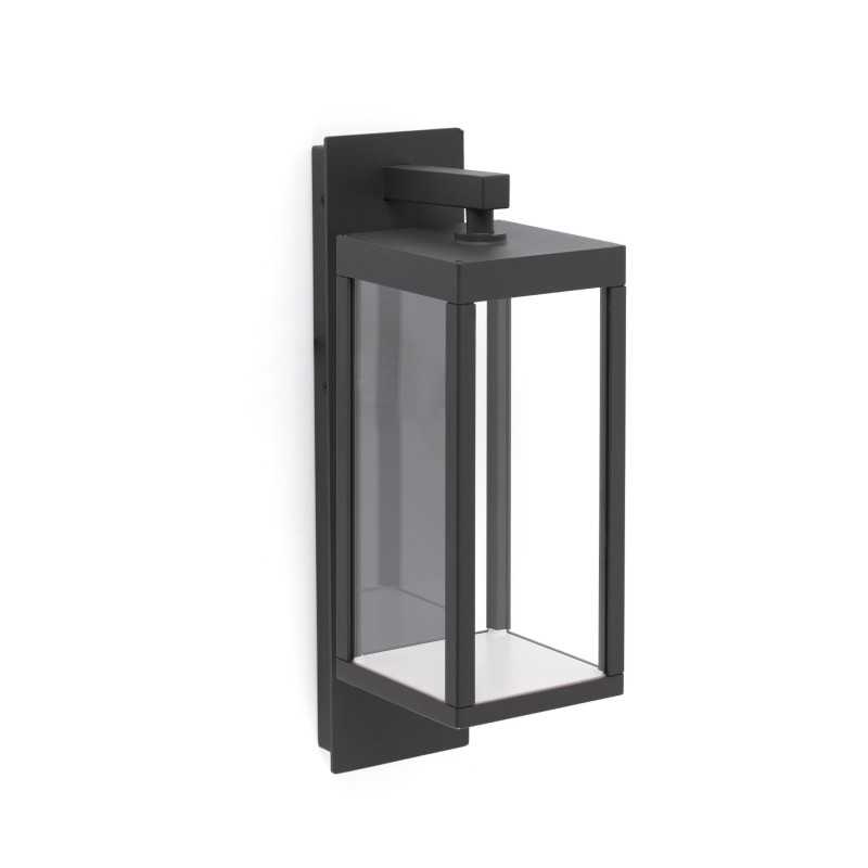 Wandleuchte aus Aluminium mit integrierter LED, grau, CHABRAC