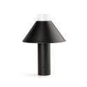 Tischleuchte aus Aluminium mit integrierter LED, schwarz, OURDON