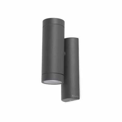 Wandleuchte aus Aluminium GU10, grau, VARENNE