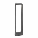 Stehleuchte aus Aluminium mit integrierter LED, grau, PRAVEL