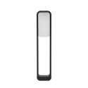 Stehleuchte aus Aluminium mit integrierter LED, grau, ARSANS
