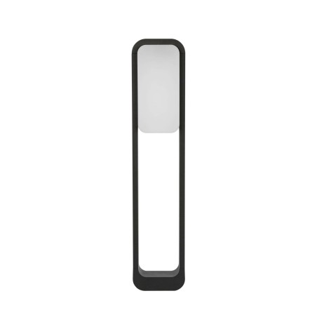 Stehleuchte aus Aluminium mit integrierter LED, grau, ARSANS