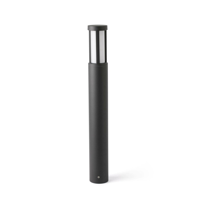 Stehleuchte aus Aluminium mit integrierter LED, grau, BELFAYS
