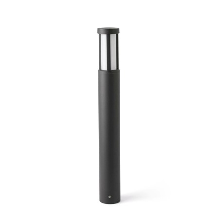 Stehleuchte aus Aluminium mit integrierter LED, grau, BELFAYS