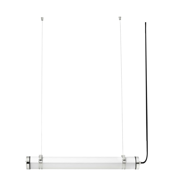 Deckenleuchte aus Stahl mit integrierter LED, chrom glaenzend, ELANGE