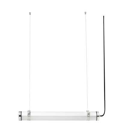 Deckenleuchte aus Stahl mit integrierter LED, chrom glaenzend, ELANGE