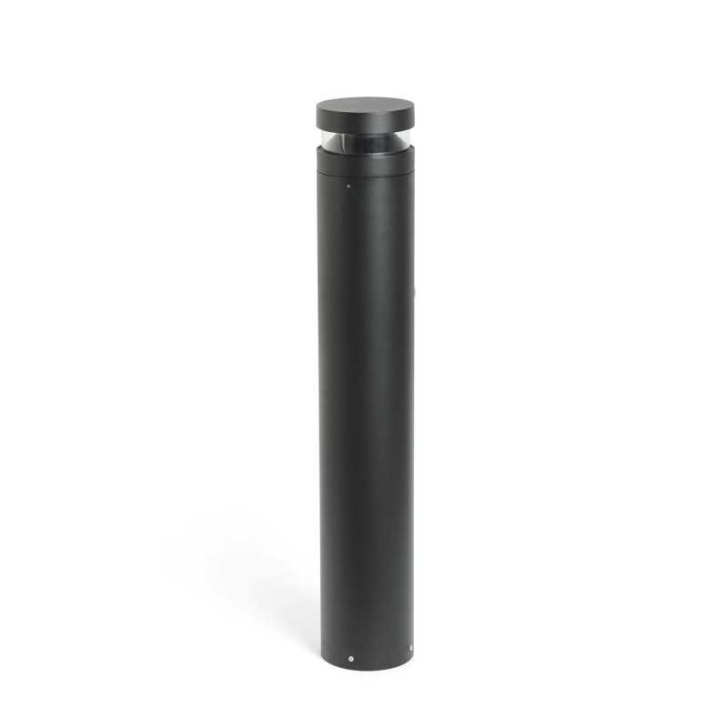 Sockelleuchte aus Aluminium mit integrierter LED, schwarz, BRUGNAC