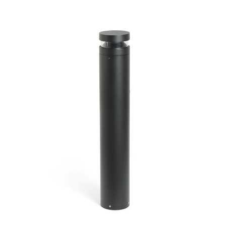 Sockelleuchte aus Aluminium mit integrierter LED, schwarz, BRUGNAC