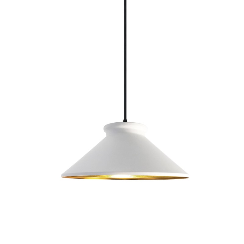 Einfache Pendelleuchte CHAON aus Metall, E27, farbig