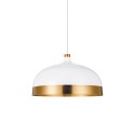 Einfache Pendelleuchte BLAZY aus Aluminium, E27, weiss