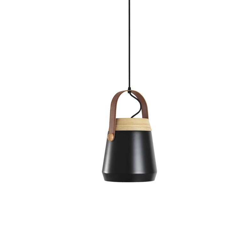 Einfache Pendelleuchte ISLOU aus Aluminium, E27, farbig