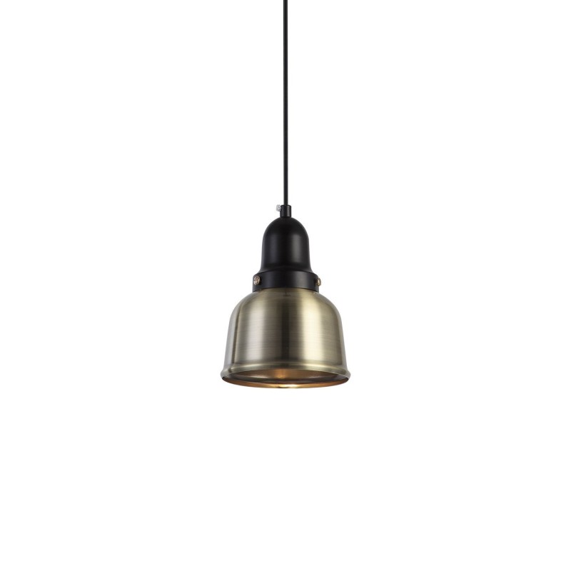 Einfache Pendelleuchte FOSSE aus Metall, E27, farbig