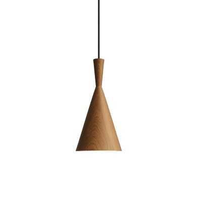 Einfache Pendelleuchte IMBRY aus Aluminium, E27, natur