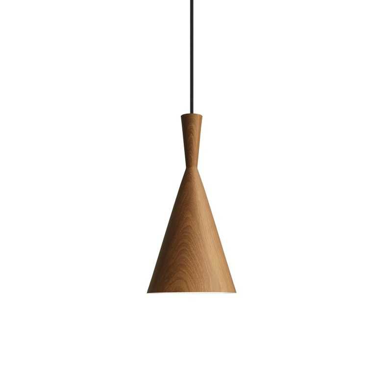 Einfache Pendelleuchte IMBRY aus Aluminium, E27, natur