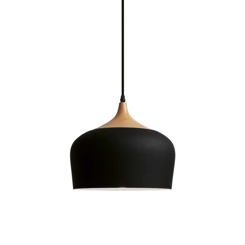 Einfache Pendelleuchte GAHOU aus Aluminium, E27, farbig